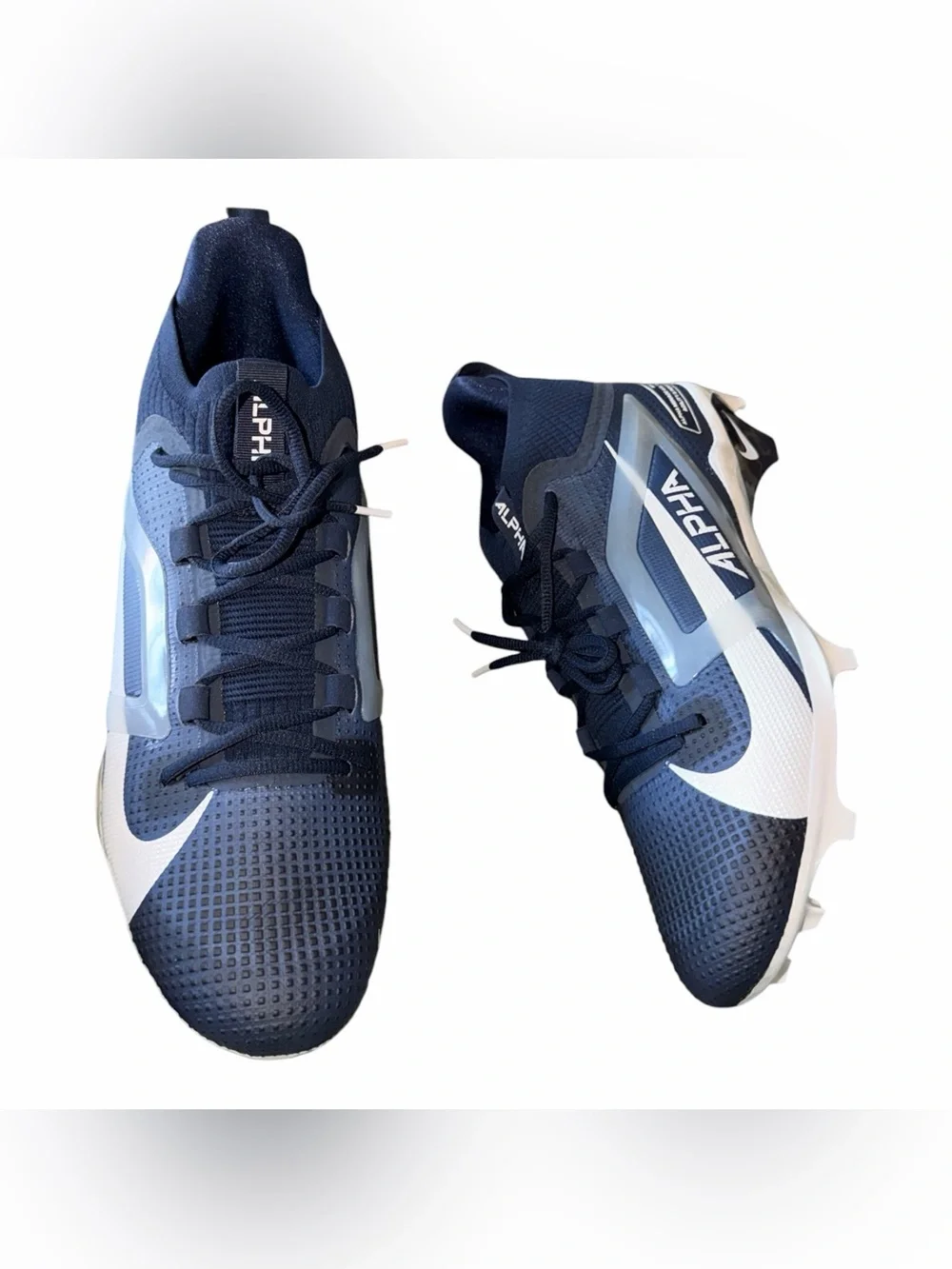 NEW Nike Alpha Menace Elite 4 Football Shoe - Agility X Power Mens Size 13 Blue